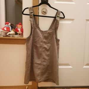 Arizona Jean Company Olive Overall Dress XS